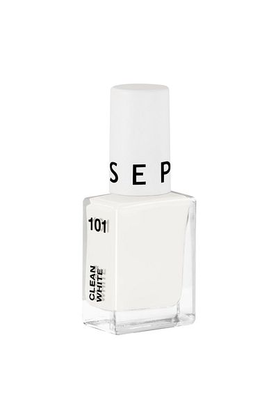 SEPHORA COLLECTION Nail Polish 101 Clean White – Long-Lasting, High-Shine Vegan Formula | 5ML