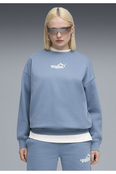Puma Hanorac Essentials Nature 2.0 Oversized Crew pentru femei