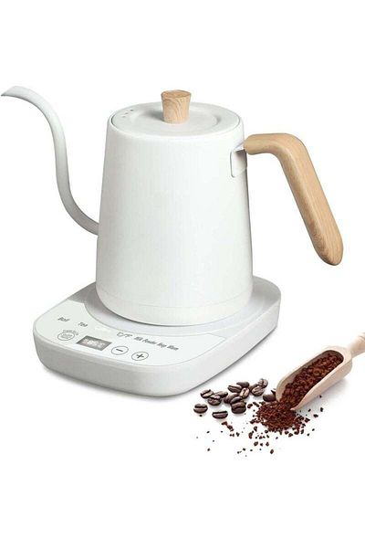 COOYA Electric Kettle, 304 Stainless Steel Coffee, 1000W Rapid Heating Electric Boiler for Coffee Tea .