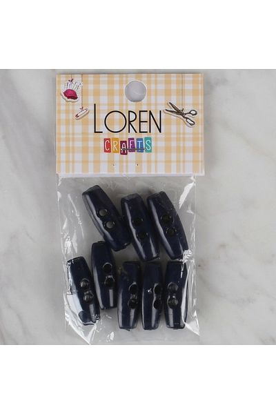 BY NEVSER Loren Crafts Navy 8 Shepherds Button - 55