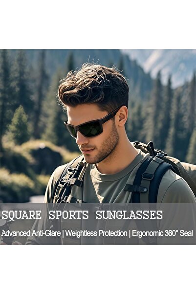 Joopin Sports Sunglasses Polarized UV Protection Square Shades for Men Sun Glasses for Fishing Drivi