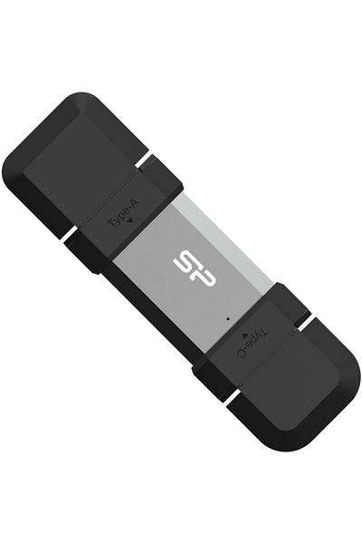 3 Silicon Power Dual USB Drive | Mobile C51 | 64 GB | USB Type-A i USB Type-C | Srebrny