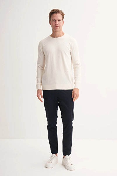 Cazador Slim Fit Soft Touch Basic Crew Neck Sweater-33155