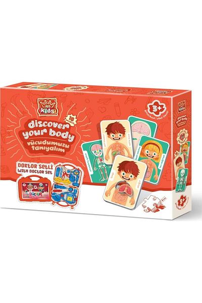 Art Puzzle Kids Doctor Set Let's Get to Know Our Body - 18 Models 49 Pieces 5865