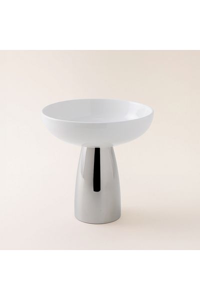 LA MESA Serving Stand 20.1Cm Yaqut Collection, White
