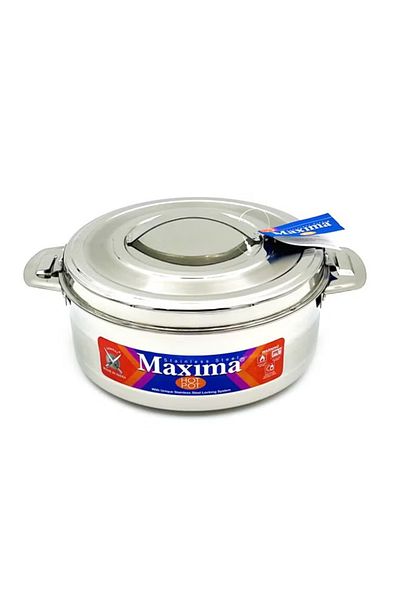 rexa 3-Piece Crystal Hot Pot Food Saver Set Silver 3-Piece