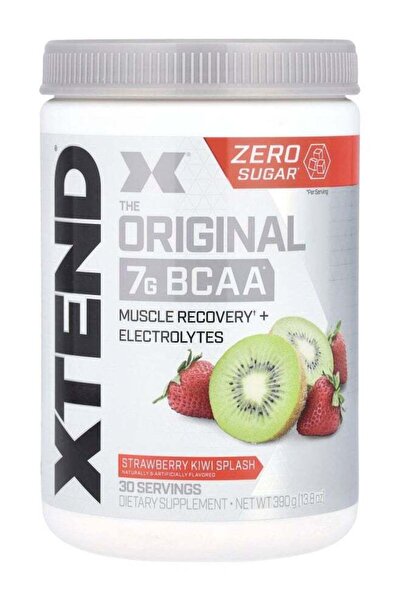 xtend رشة الفراولة والكيوي الأصلية 7 جرام BCAA 13.8 أونصة (390 جرام)