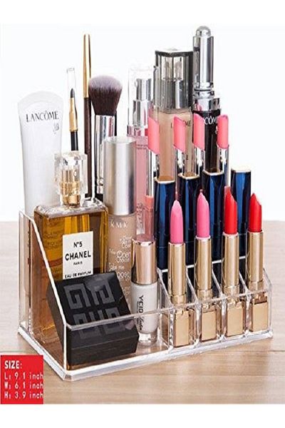 Generic Clear acrylic makeup and accessories organizer 😍 Adds an aesthetic look 😍 It will organize your makeup, perfumes, and accessories