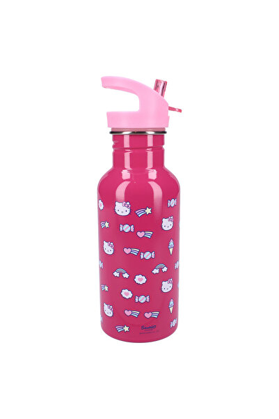 Hello Kitty Children's water bottle, multicolor, capacity 500 ml, Take A Sip, Hello Kitty