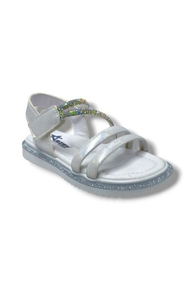 Cakgo Arzen Bebe 221-25 Anatomical Stone Velcro Girls Sandals 26-30