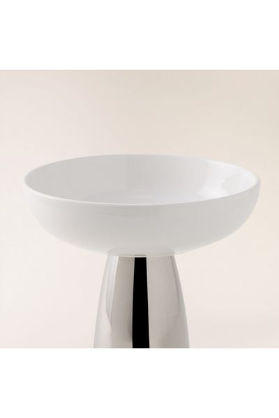 LA MESA Serving Stand 20.1Cm Yaqut Collection, White