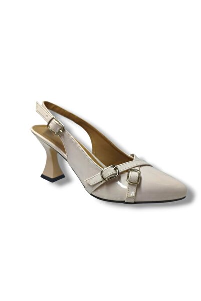 mengi M901-25 Pantofi de damă din piele lacuită cu toc subțire