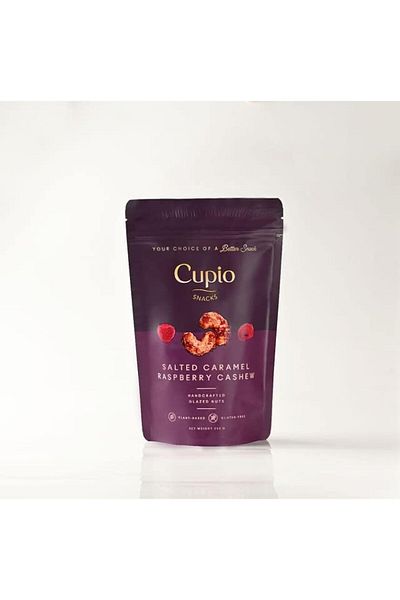 Cupio Snacks Salted Caramel Raspberry Cashew 250 gm