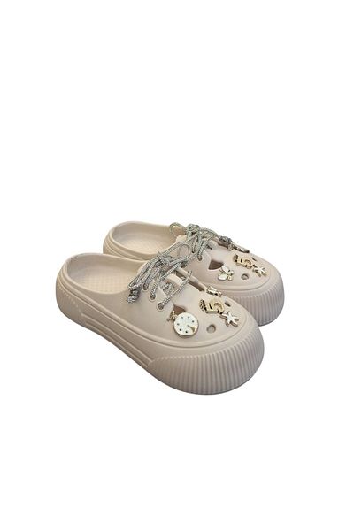 SOLMAZ 3404 Stoned Sabo Slippers