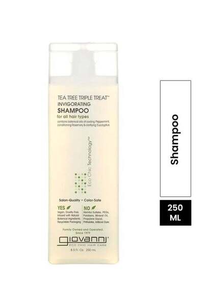 Giovanni Giovanni Triple Strengthening Tea Tree Oil Shampoo - 250ml