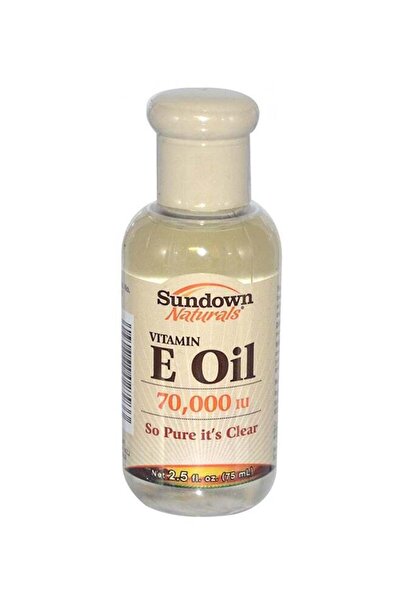 sundown زيت فيتامين E الأمريكي الشفاف
