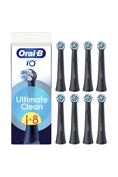 Oral-B Capete de periuță iO UltimateClean, 8 buc, Negru