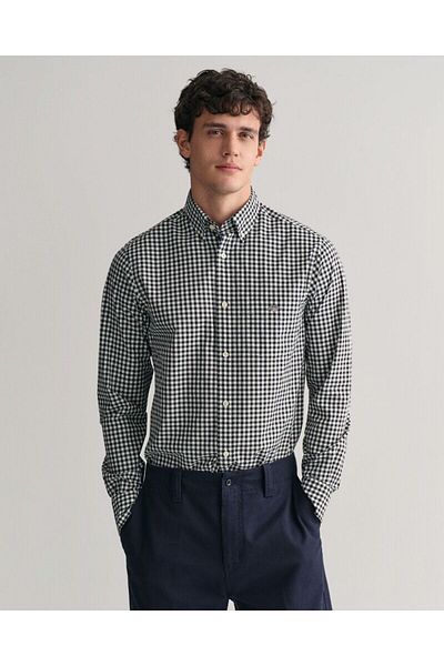 Gant Regular Fit Gingham Poplin Shirt