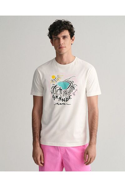 Gant تي شيرت مطبوع