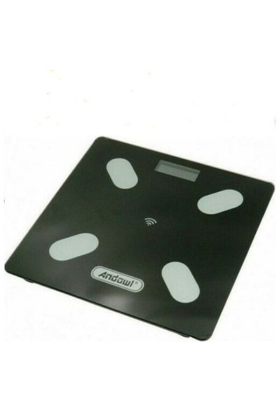 divendi-ro Smart Body Scale with BMI function, Bluetooth, with LCD display, made of Glass