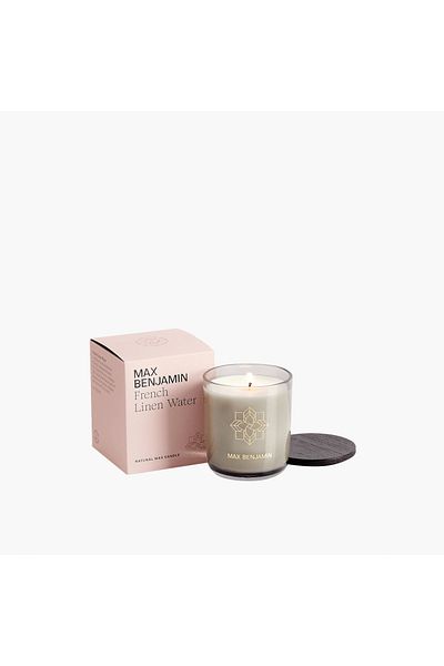 Max Benjamin MAX BENJAMIN Lemongrass and Ginger Candle with Lid - 210 gms