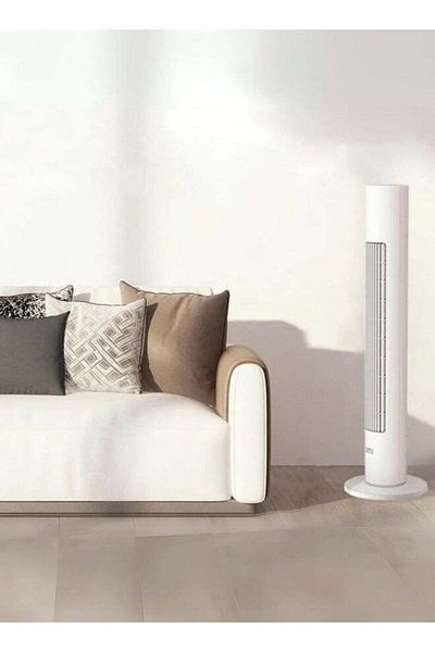 Primo Plus Dynex Vertical Air Conditioner Fan, Summer Cooling Blade-Free Vertical Fan for Office and Home | DX2