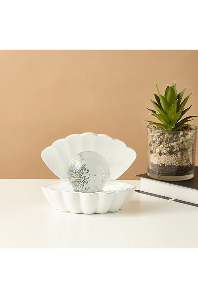 Lifestyle Pearl Shell Patterned Lamp with Glitter