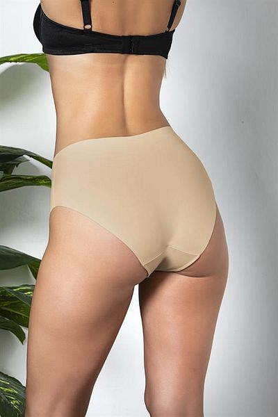ALFA AKSESUAR 03 3 Pack Seamless, No Trace, Laser Cut, High Waist Slip Panties Cappucino (Brf21263)