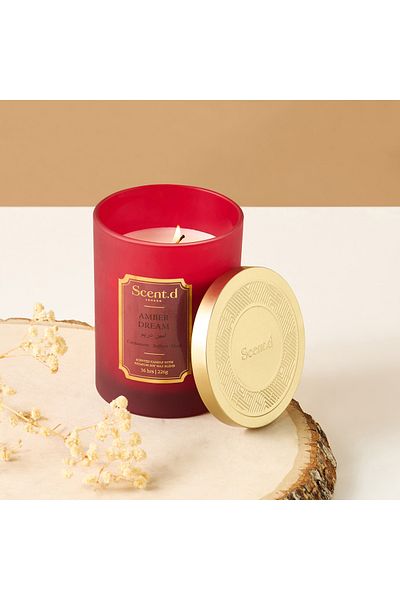 Scent.d London Scent.d London Amber Dream Scented Jar Candle - 226 gms