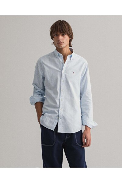 Gant قميص أكسفورد بنكي بقصّة Slim Fit