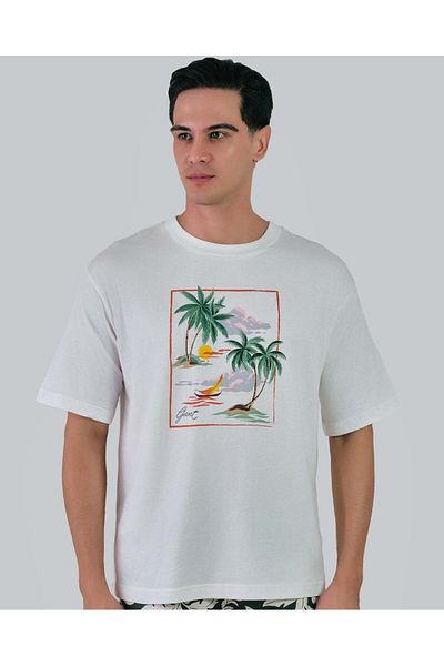 Gant Hawaiian Printed T-Shirt