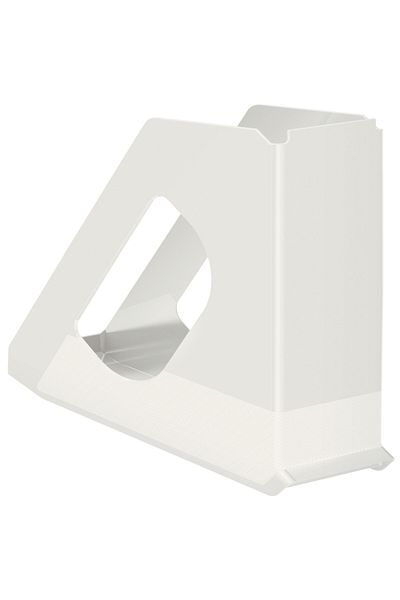 Esselte Europost Vivida Document Holder, White, A4 Size, Durable Plastic, Modern Desktop Stand