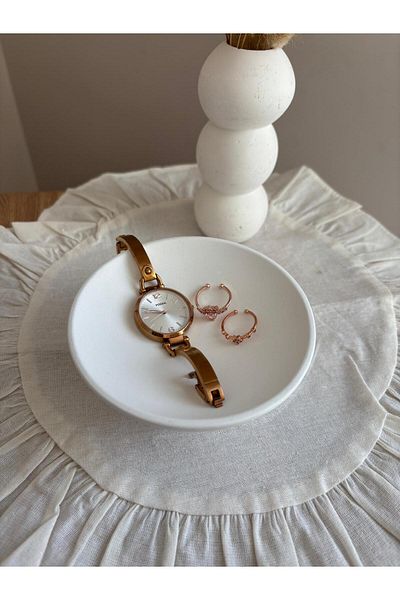 FLAME CANDLE HANDMADE CANDLES Decorative Footed Jewelry Plate, Bowl, Hand Made (1 Piece)