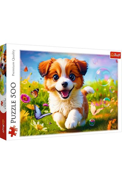 Trefl PUZZLE 500 THE HAPPY PUPPY