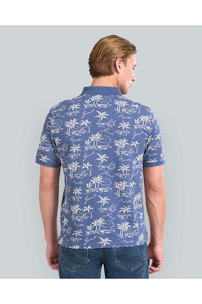 Gant Island Print Polo Shirt