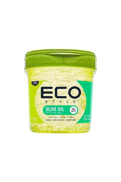 ECO STYLE Gel Olive Oil Styling - Adds Shine and Tames Split Ends - Delivers ...