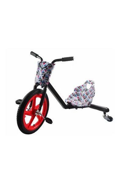 rexa 360° Drifting Pedal Tricycle for Kids – 90 x 65 x 60 cm, Rear Caster Drift Trike Ride-On Toy