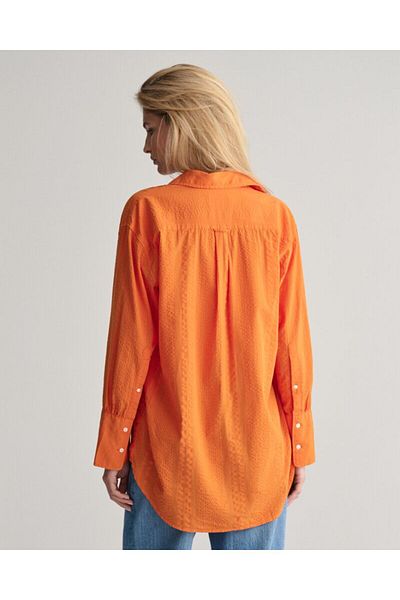 Gant Relaxed Fit Seersucker Striped Shirt