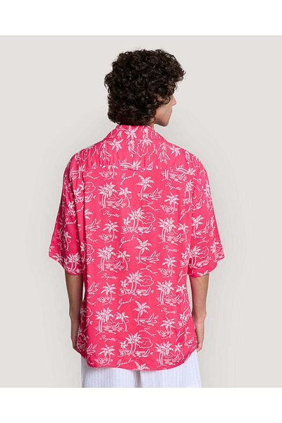 Gant Relaxed Fit Island Print Shirt