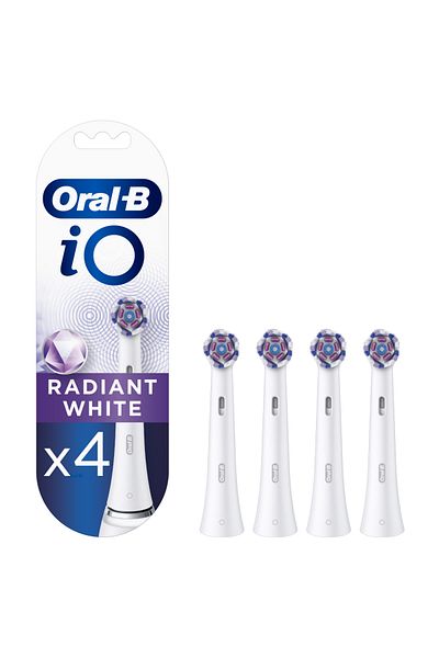 Oral-B iO Radiant White Găuri Periuță, 4 Buc.