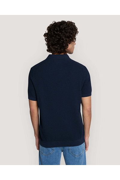 Gant Micro Textured Cotton Polo Shirt