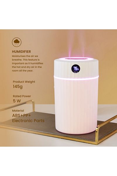 Lifestyle Layali USB Powered LED Humidifier - 2000 ml