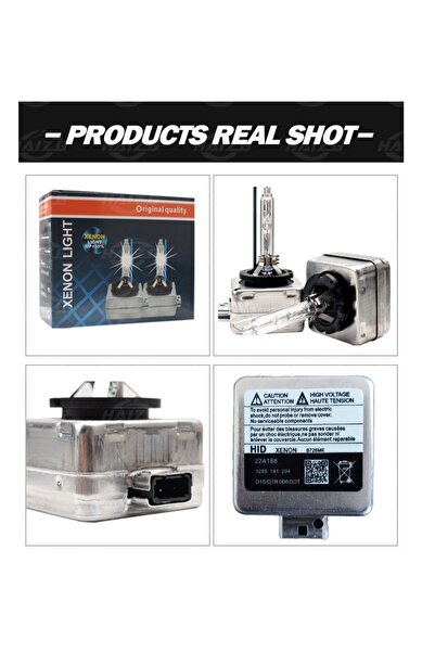 Universala Set of 2 D1R xenon 8000K car bulbs, high efficiency and reliability