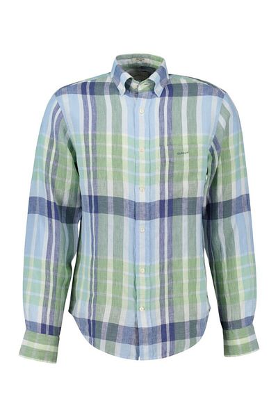 Gant Regular Fit Linen Madras Shirt