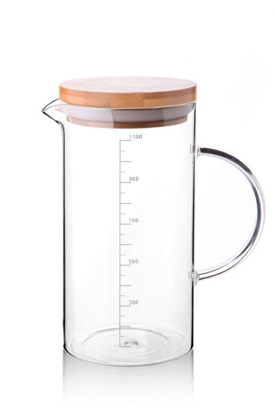 Genel Markalar 1100 ml Bambu Kapaklı Ölçü Kabı OKB01