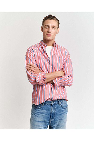 Gant Reg Classic Poplin Stripe Shirt