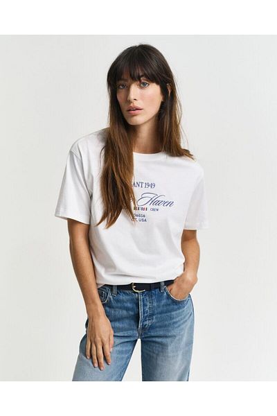 Gant تي شيرت جرافيكي لطاقم الإبحار