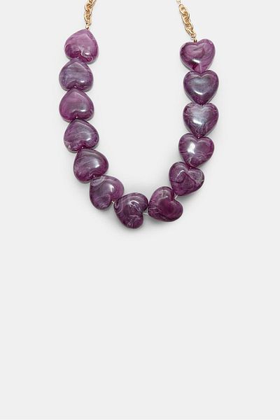 Stradivarius Maxi heart necklace