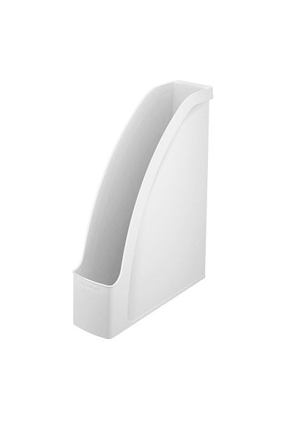 Leitz Plus Document Holder, White, A4 Size, Durable Plastic, Adjustable Angle, Desktop Stand