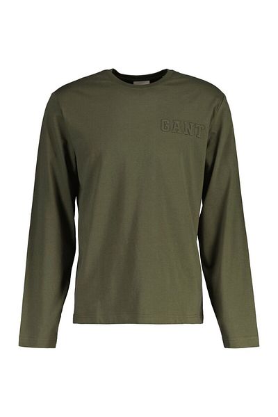 Gant Embossed Long Sleeve Tshirt